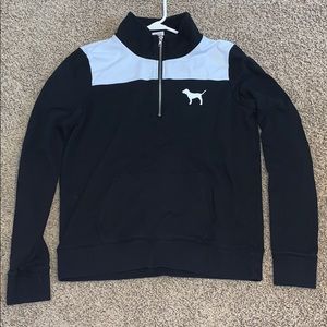 VIctoria’s Secret pink 1/4 zip sweatshirt